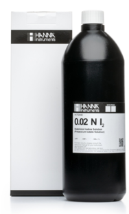 Roztok jodu (stabilizovaný) - odměrný roztok 0,02 mol/l, 1000 ml